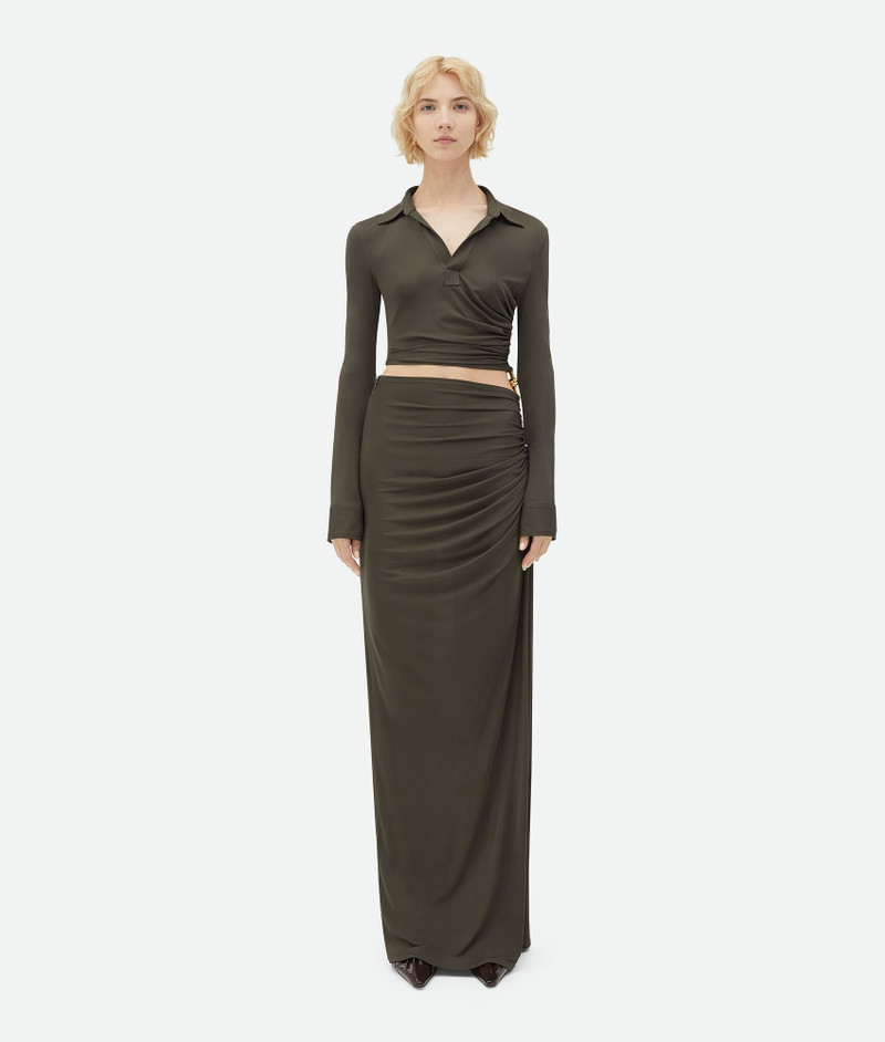 Knot Light Jersey Long Dress - 1