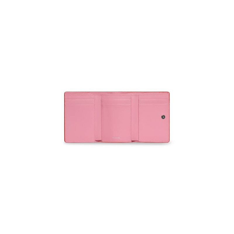 BALENCIAGA Women's Envelope Mini Wallet  in Red outlook