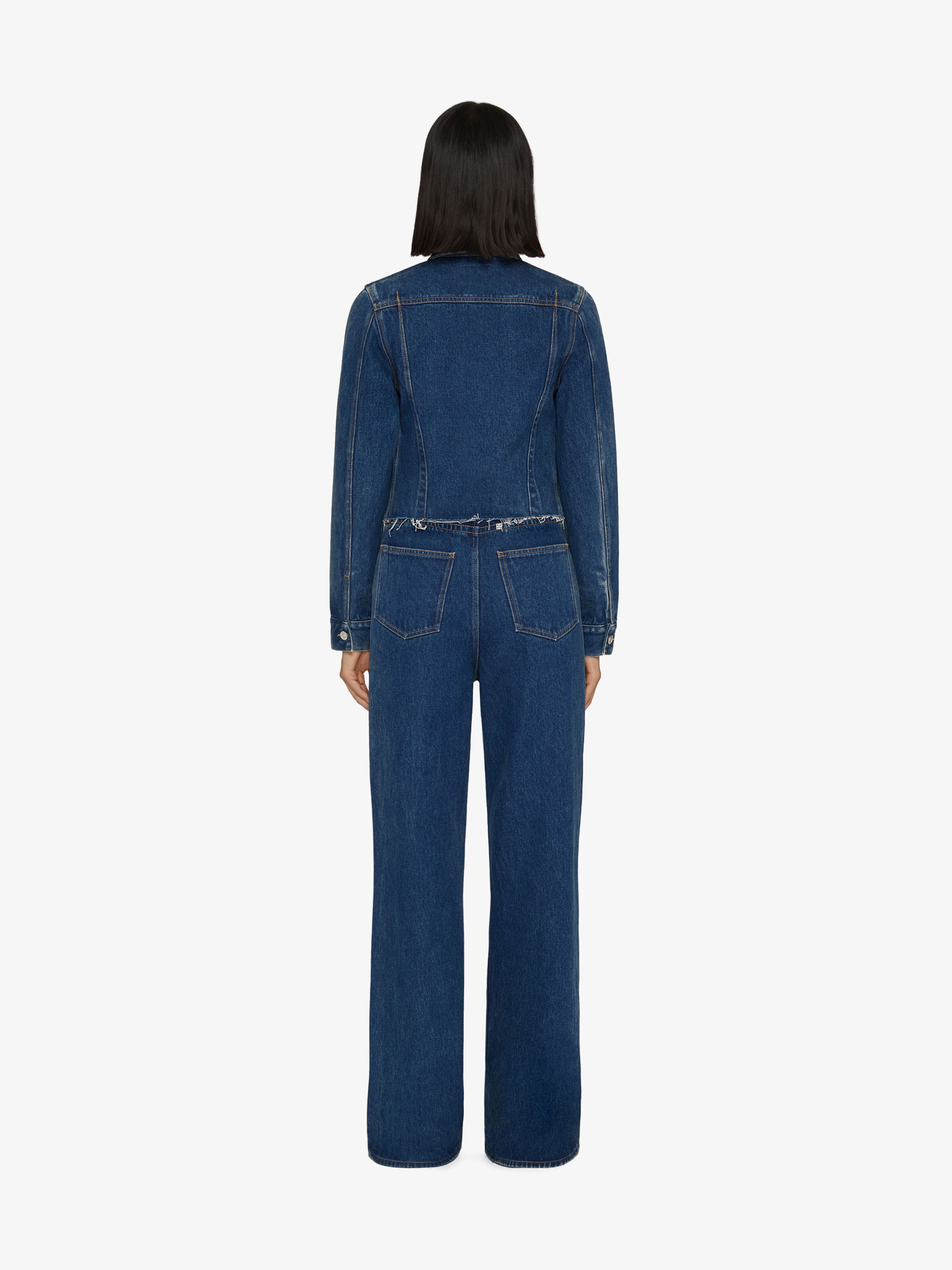 WIDE FIT PANTS IN DENIM - 4