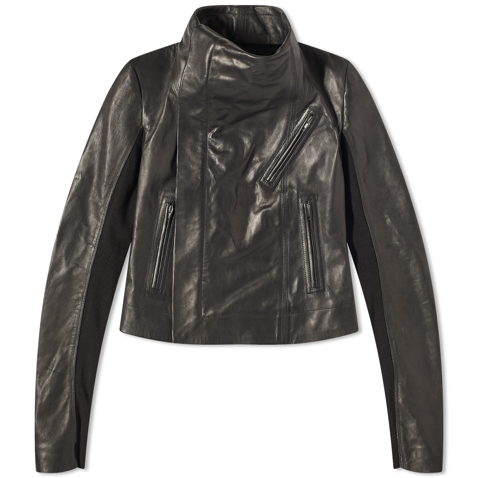 rick owens classic leather jacket