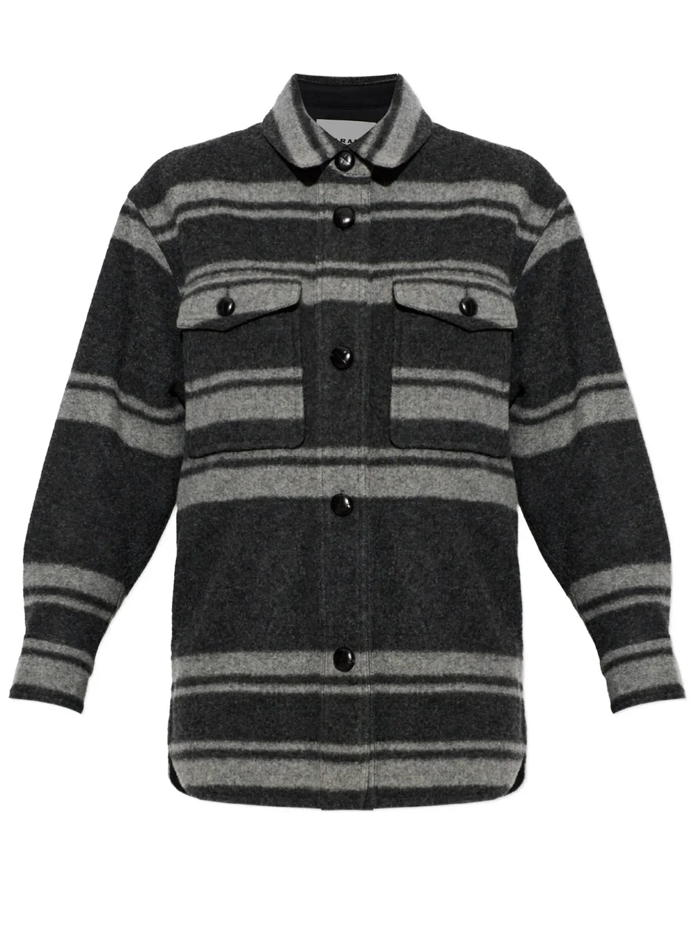 MARANT ÉTOILE Harveli grey overshirt - 1