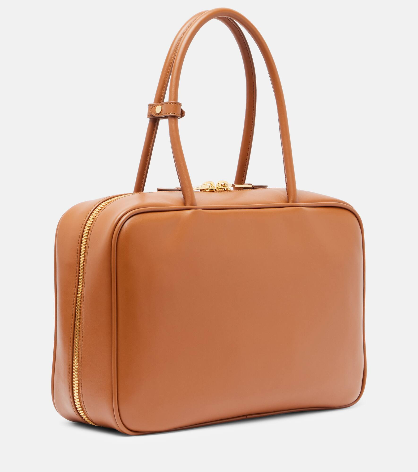 Beau leather tote bag - 4