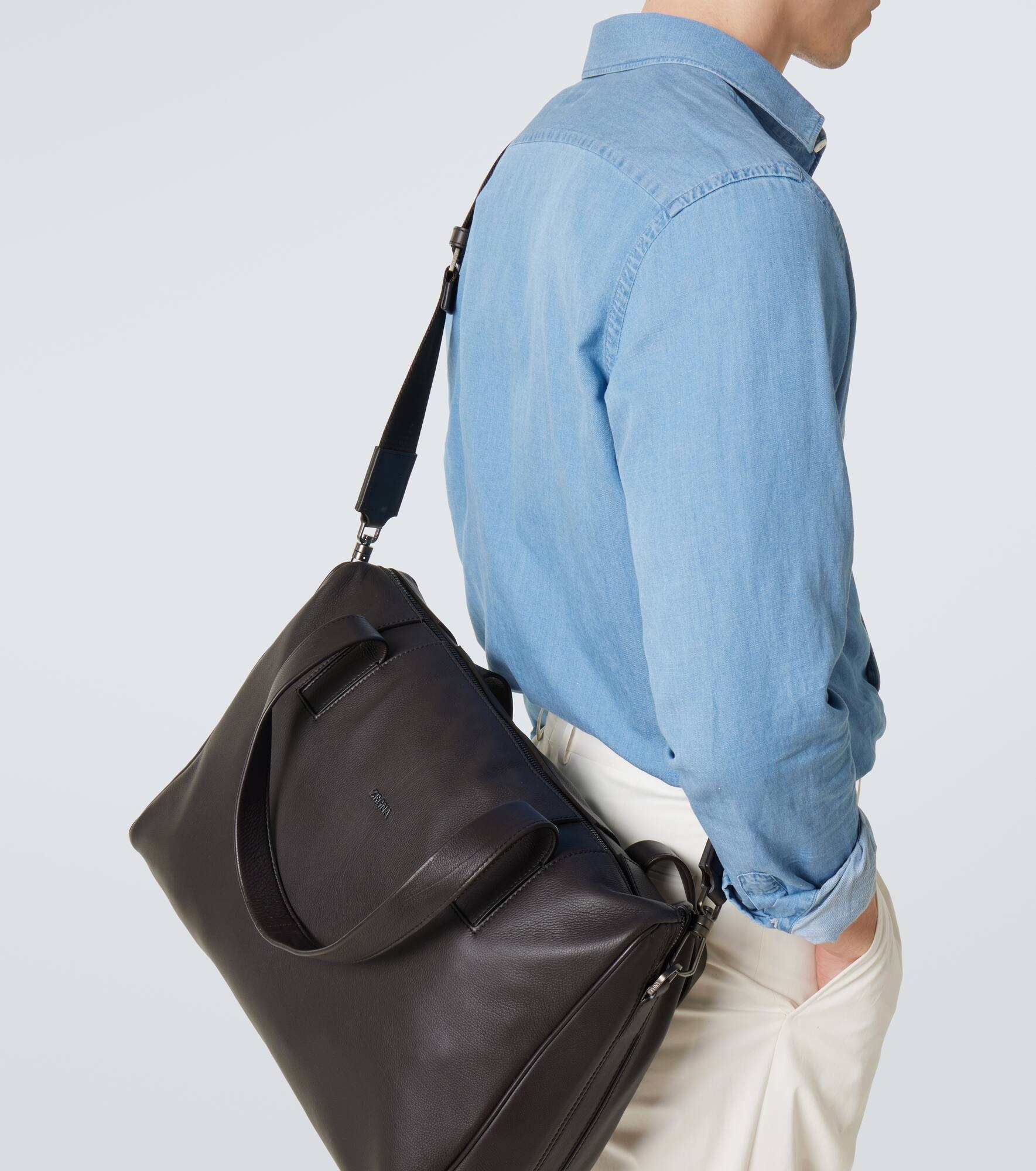 Leather briefcase - 3