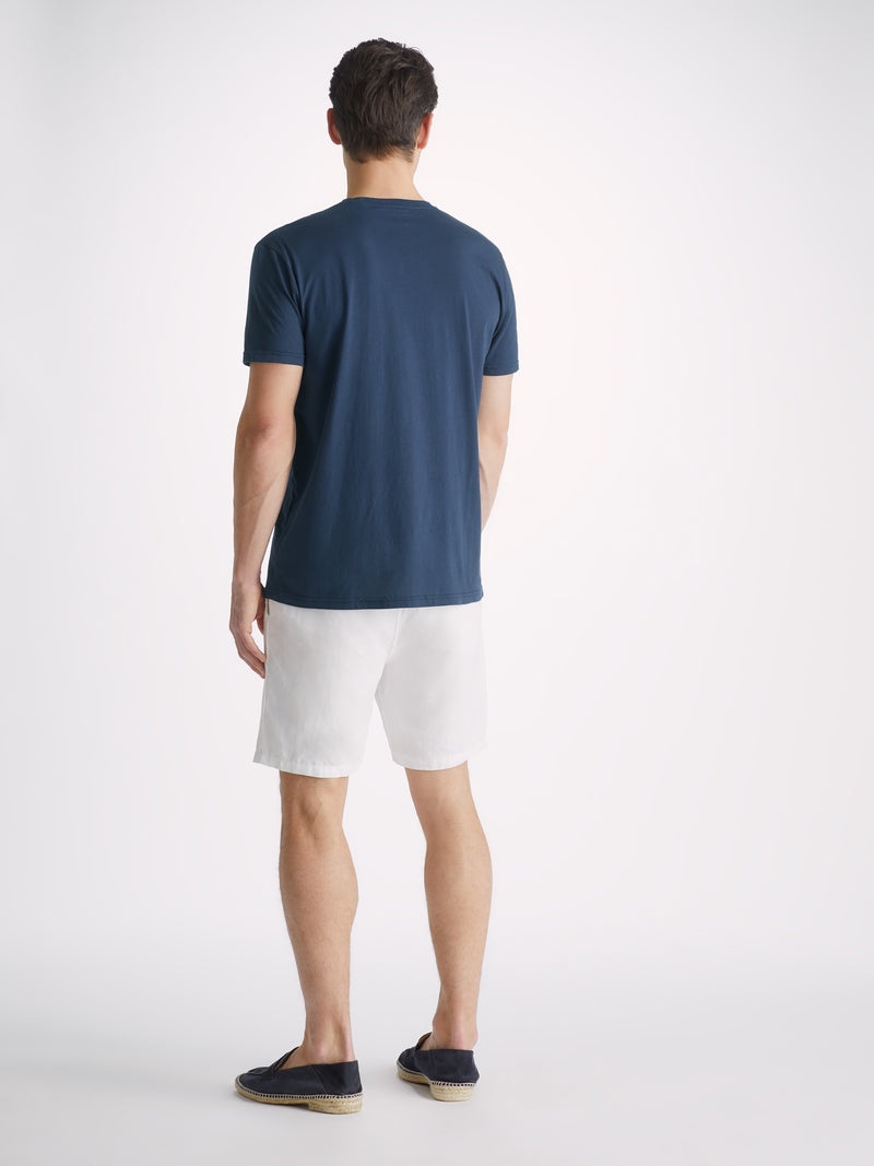 Men's T-Shirt Ripley 15 Pima Cotton Navy - 5
