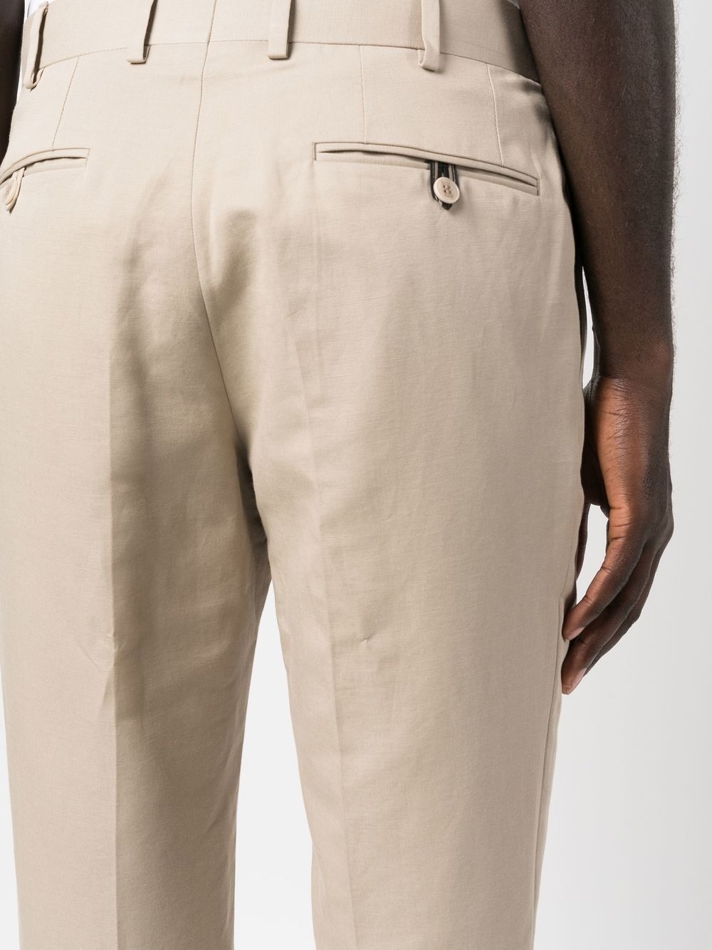 slim-cut cotton chinos - 5