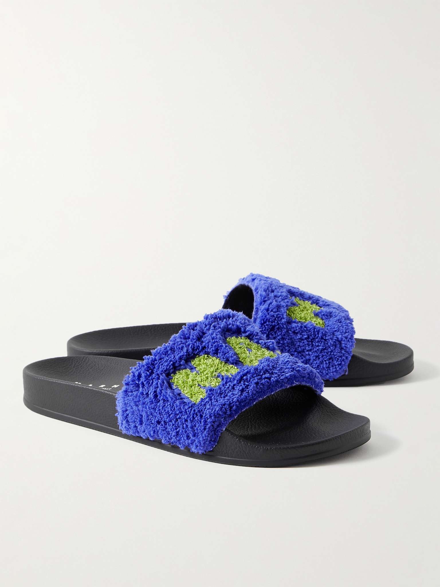 Logo-Detailed Terry Slides - 4