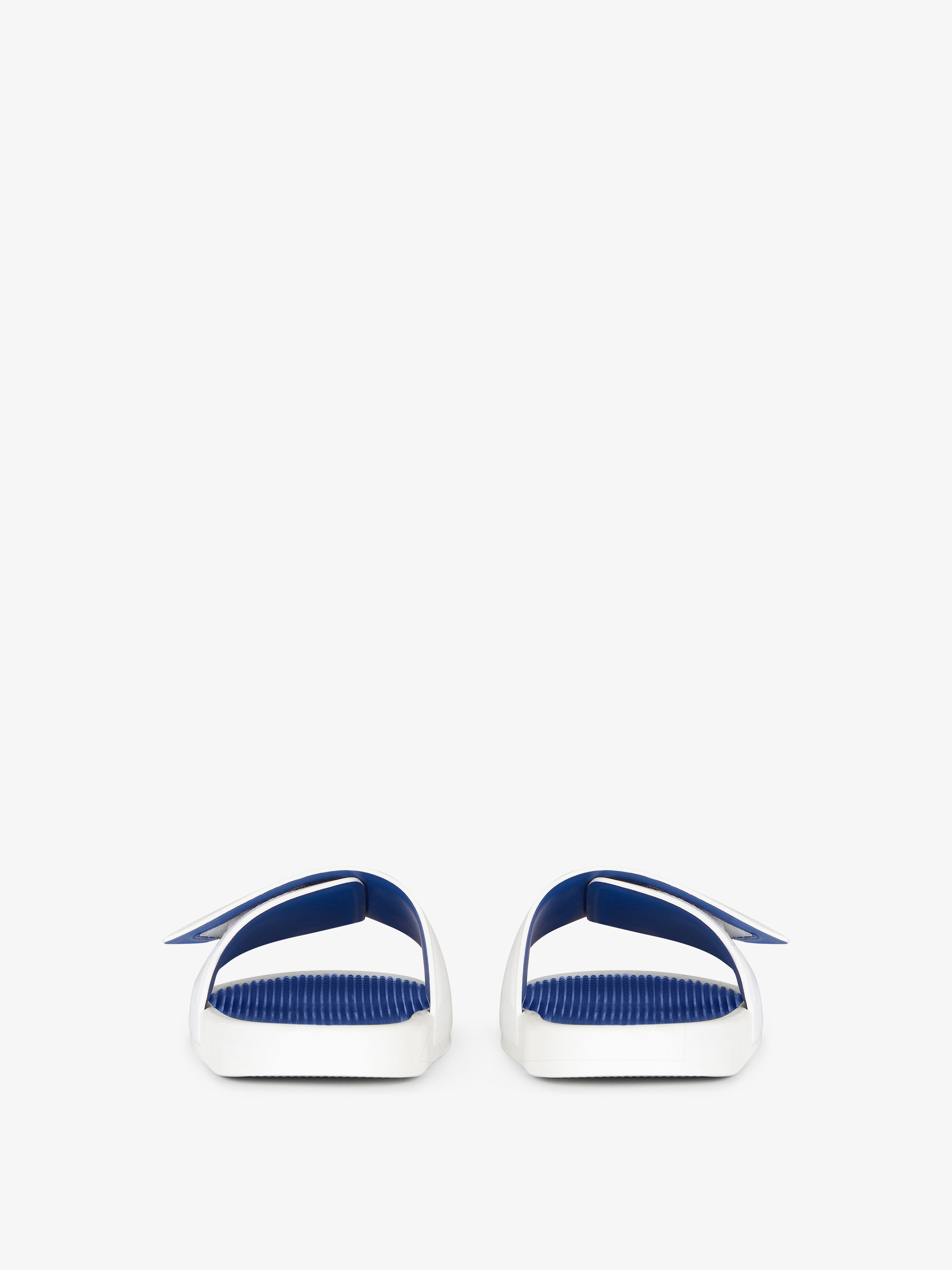 SLIDE FLAT SANDALS IN SYNTHETIC LEATHER - 7