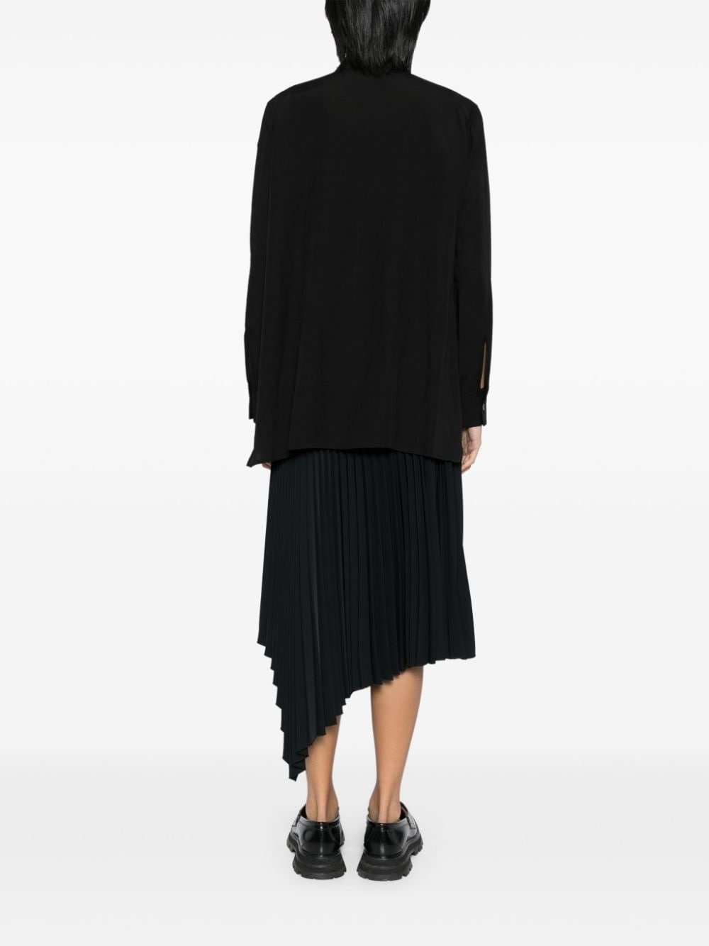 layered-design shirt - 4
