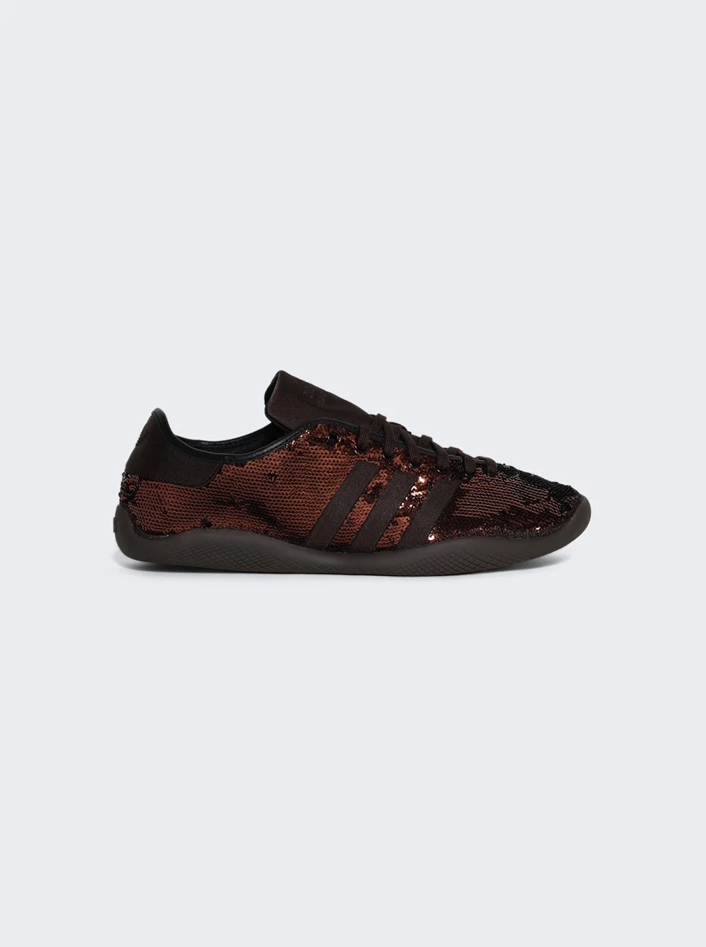 X Wales Bonner Karintha Sequin Sneakers Dark Brown - 1
