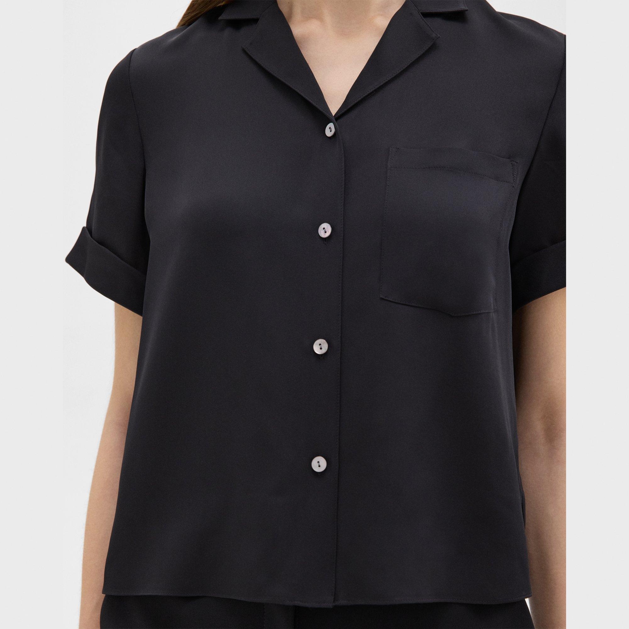 Camp Shirt in Silk Georgette - 5