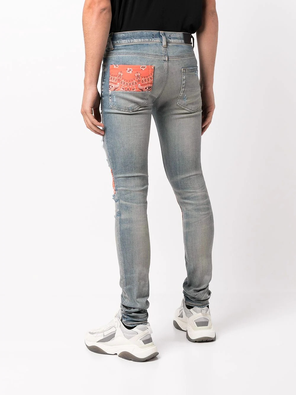 Bandana Artpatch skinny jeans - 4