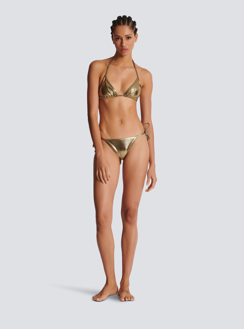 Balmain B triangle bikini outlook