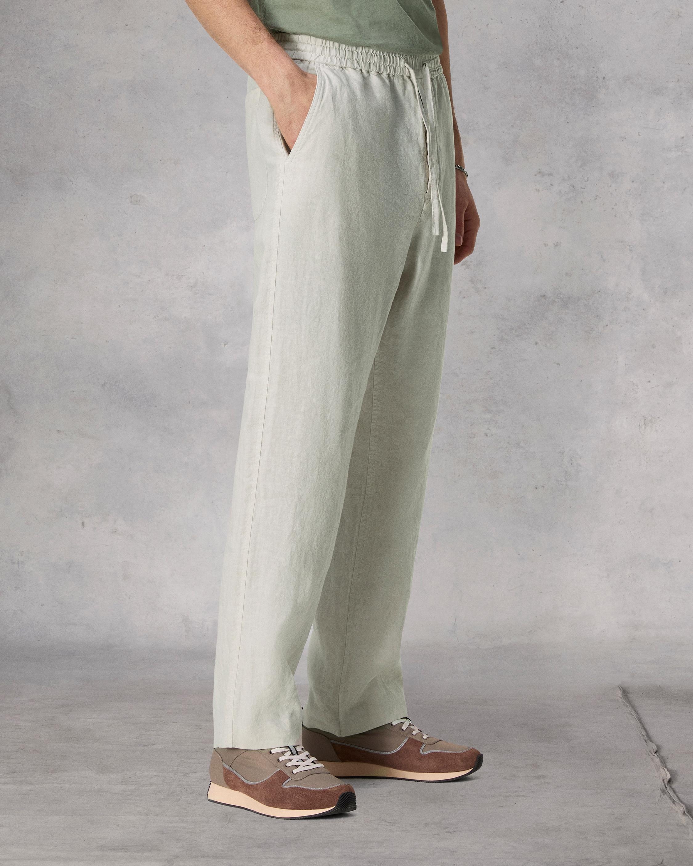 Bradford Linen Drawstring Pant
Relaxed Fit - 3