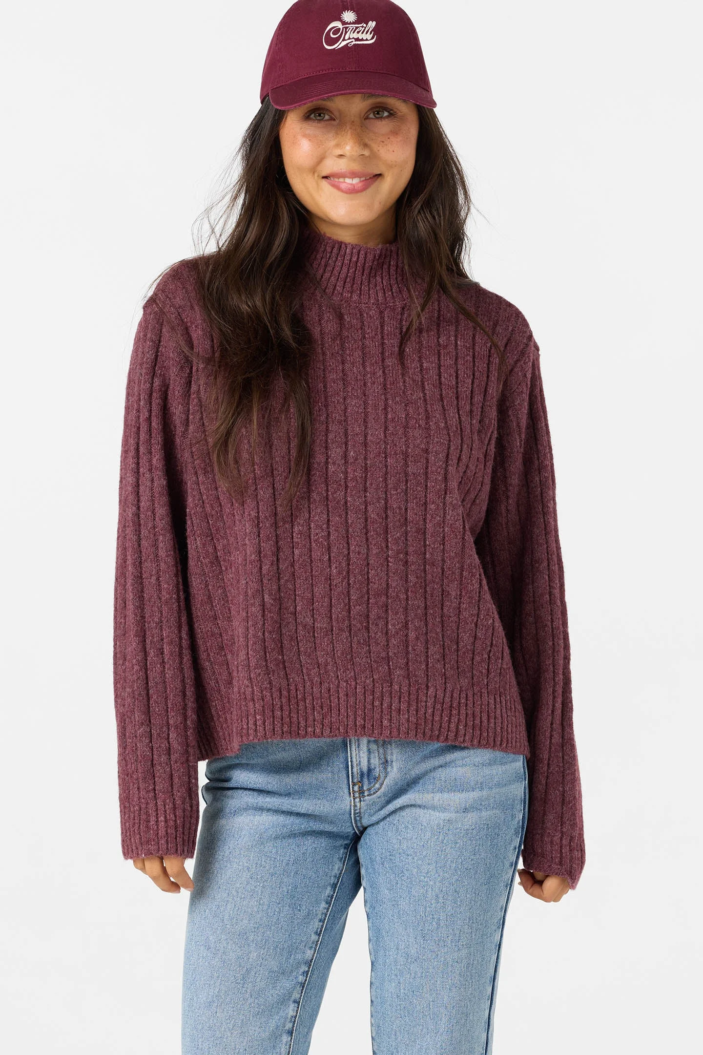 Cypress Mockneck Long Sleeve Sweater - 1