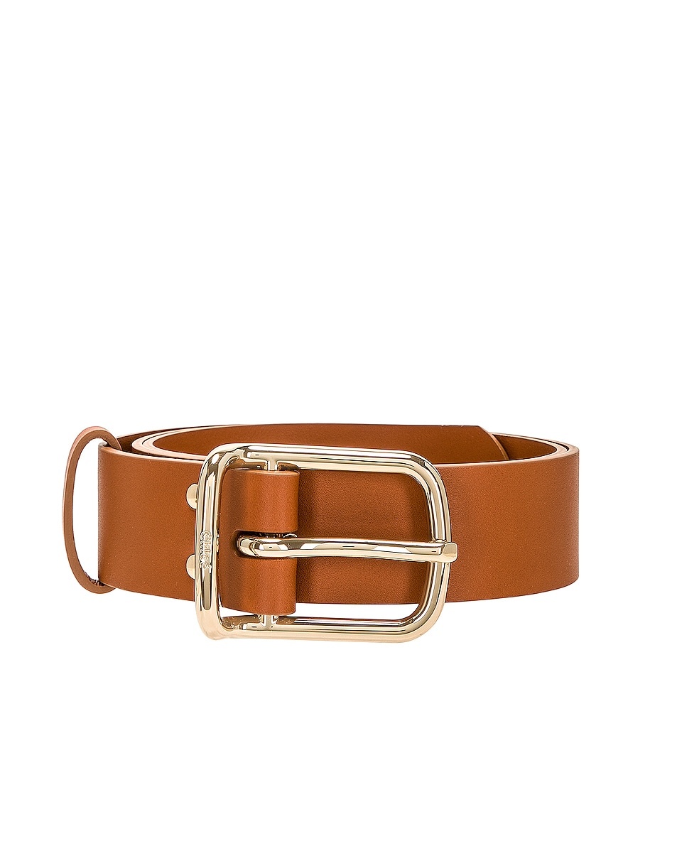 【関税込み】Chloe タン Joe Weaved ベルト Chloé JOE WEAVED BELT | REVERSIBLE