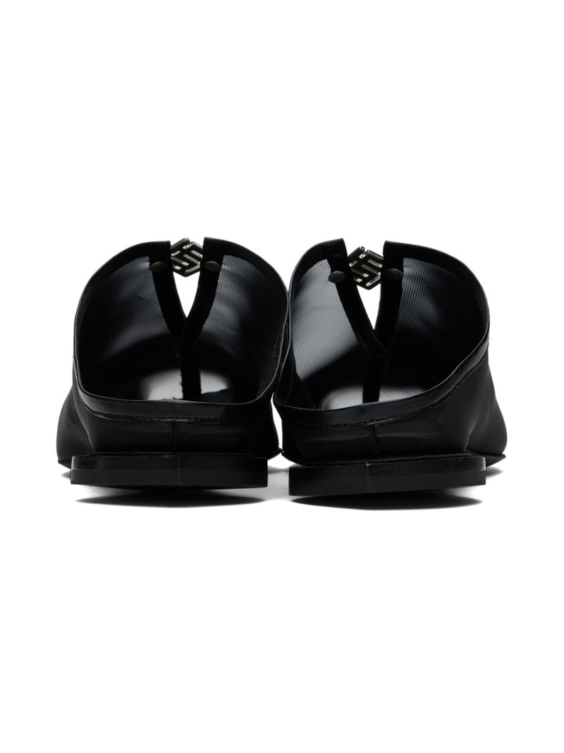 Black Jamal Slit Slippers 2
