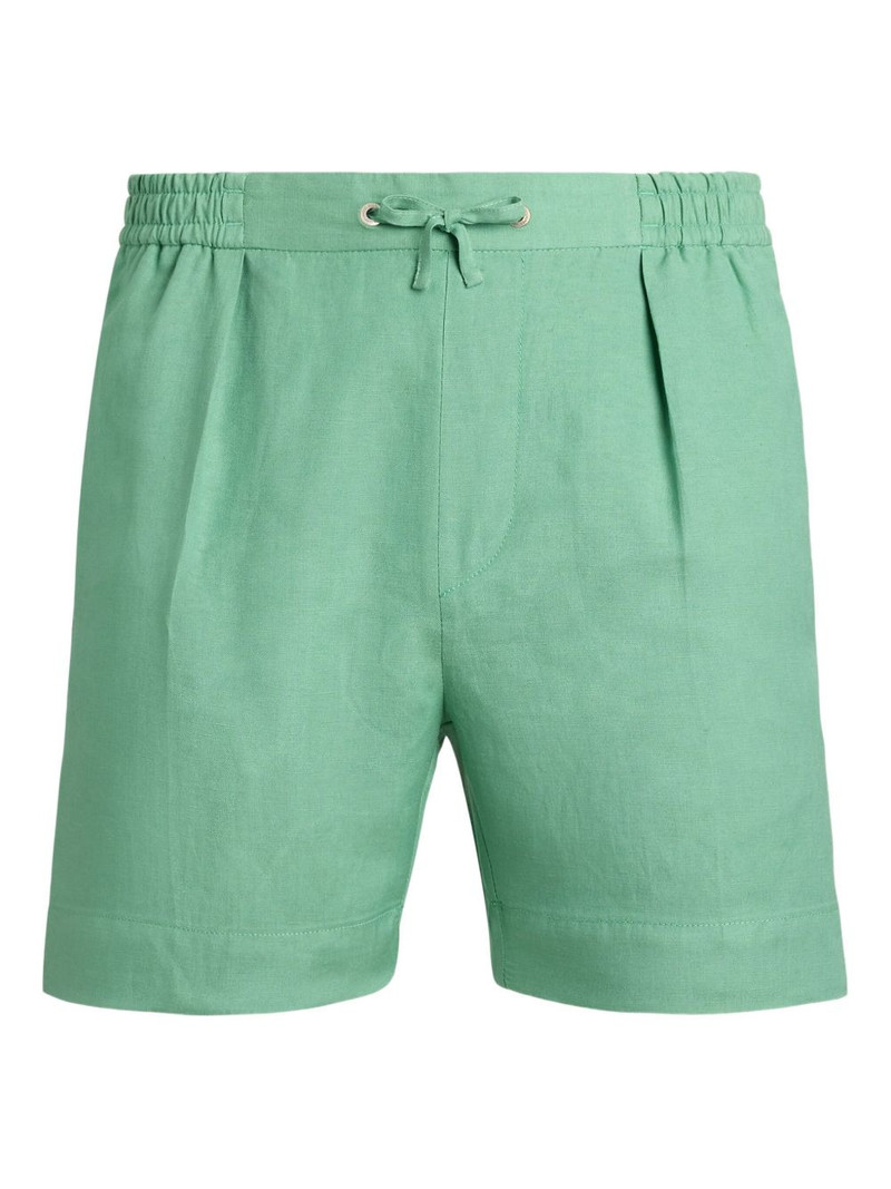 linen-blend shorts 1