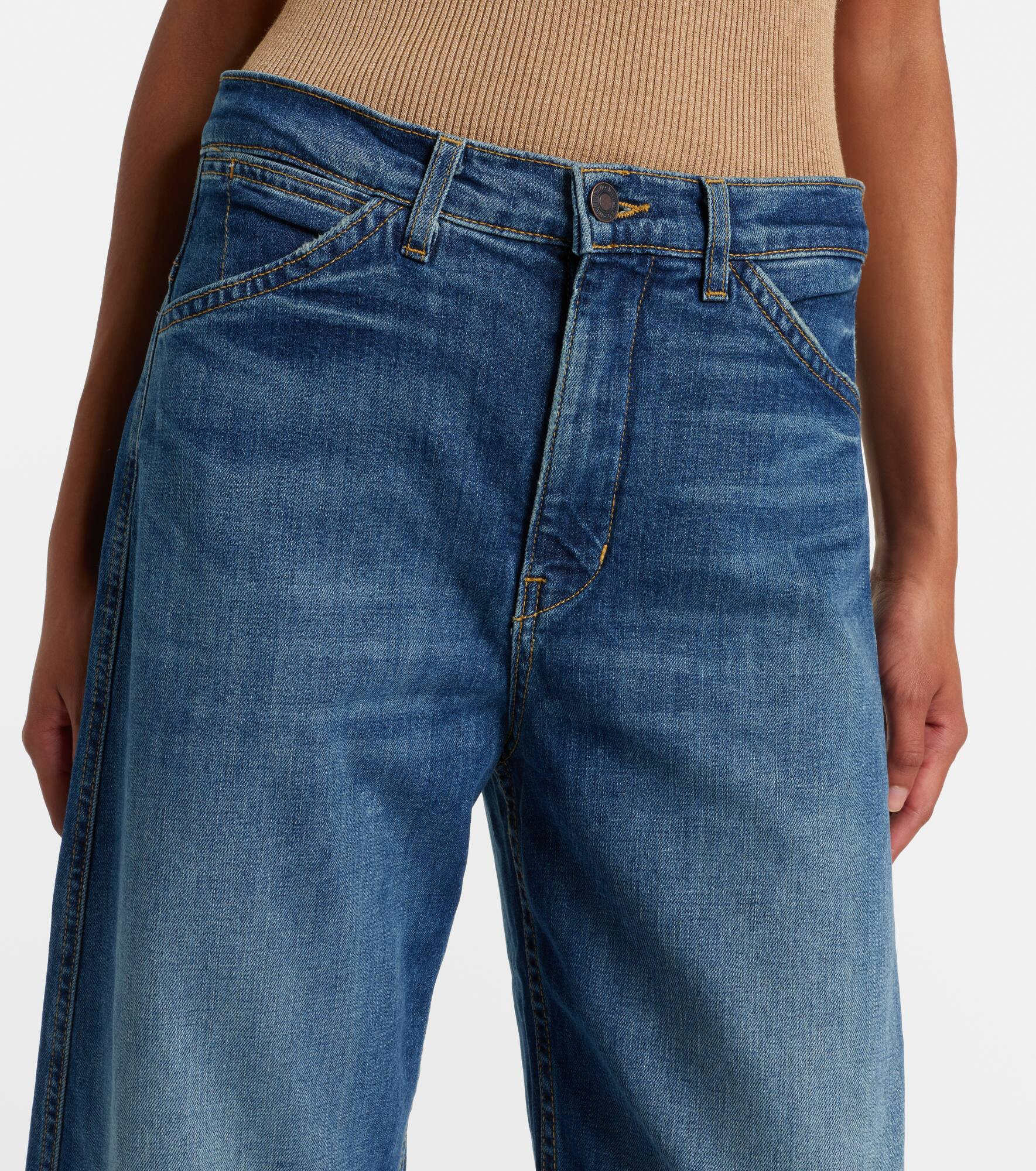 Tribeca barrel-leg jeans - 4