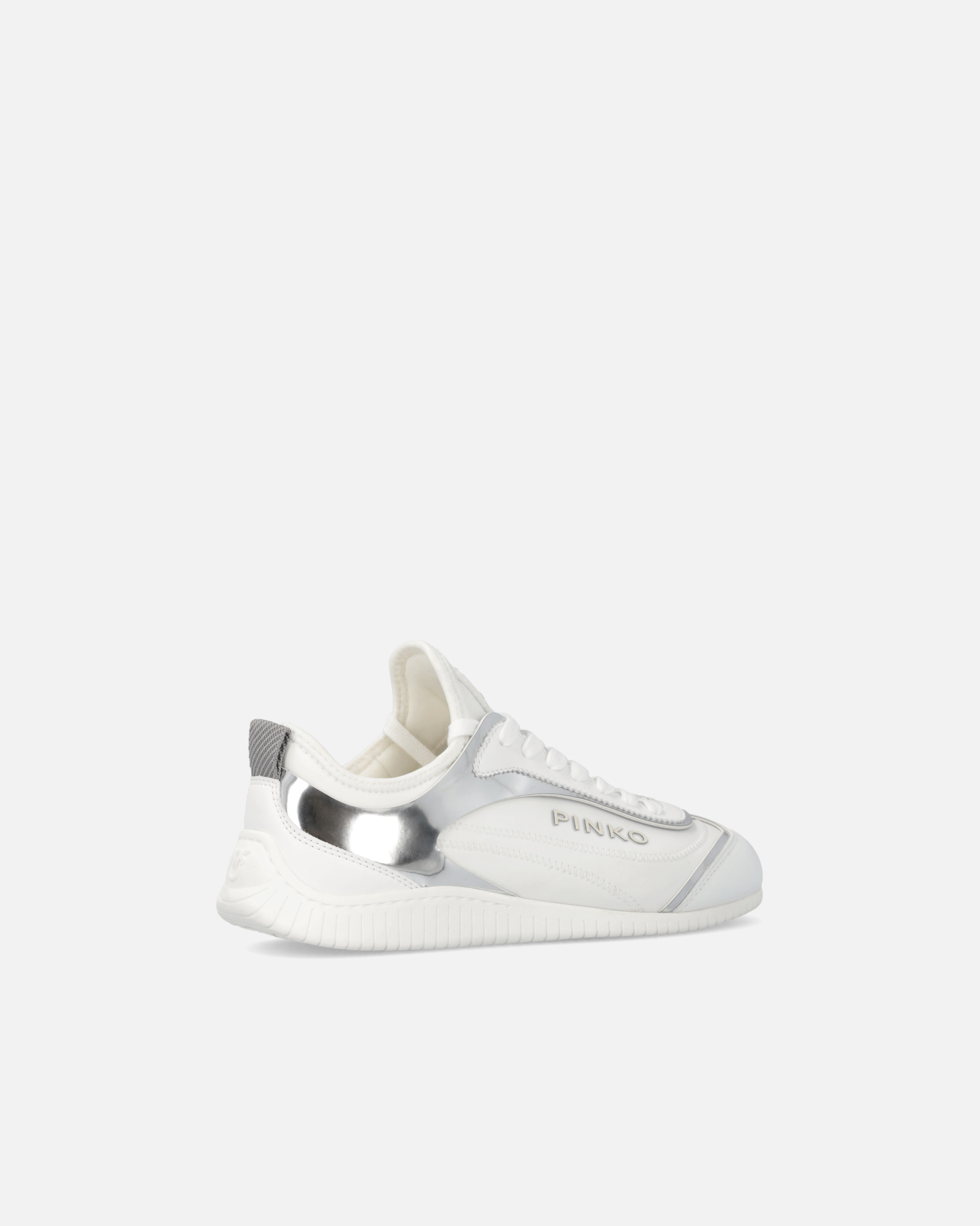 SNEAKERS WITH MIRROR-FINISH INSERTS AND LOVE BIRDS LOGO - 3