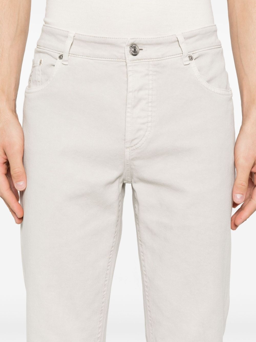 logo-patch jeans - 5