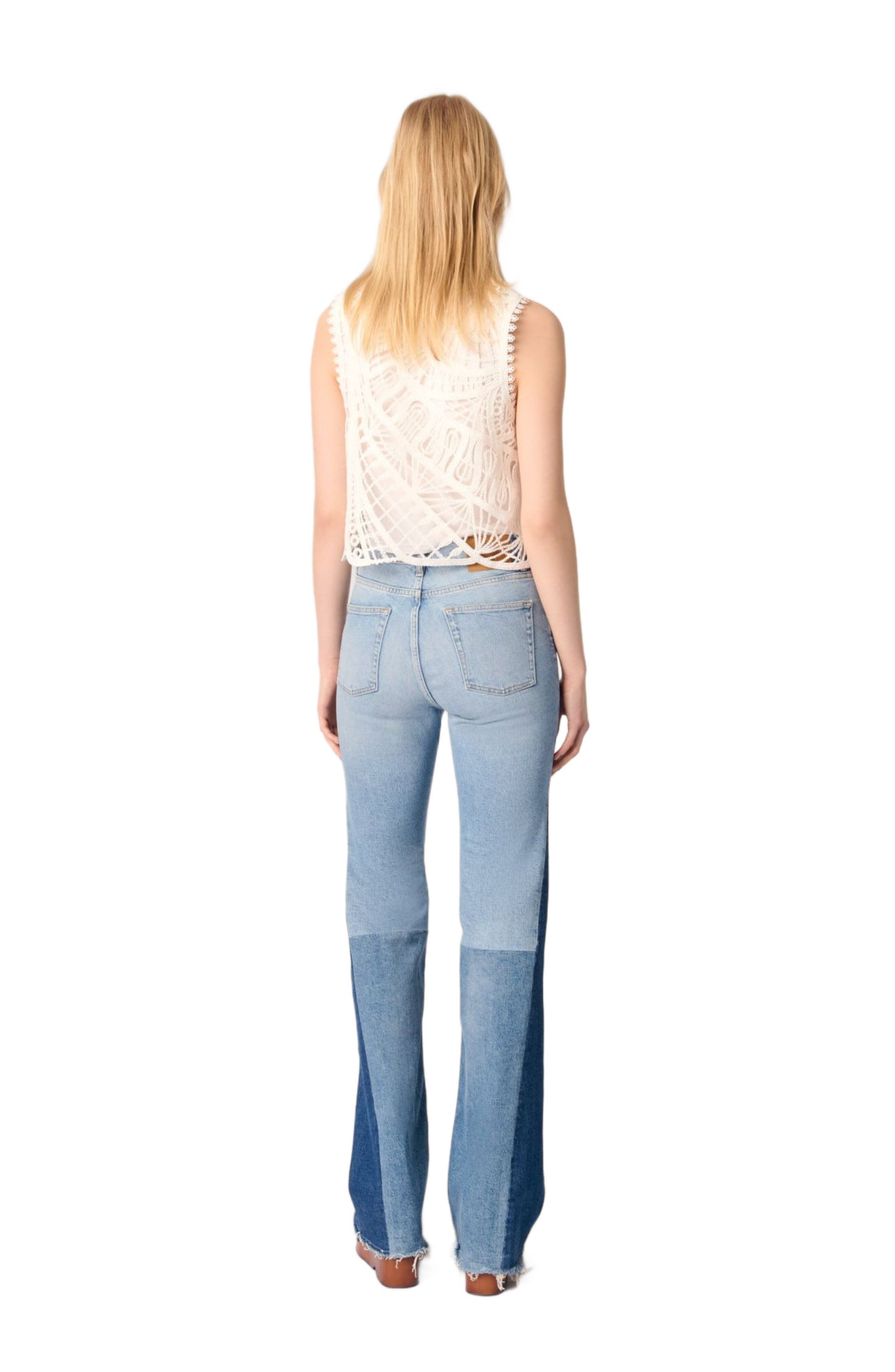 maje Crochet-knit top in White at Nordstrom - 4