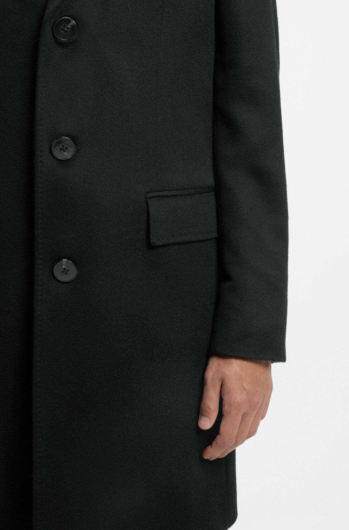 SLIM-FIT COAT IN CASHMERE - 6