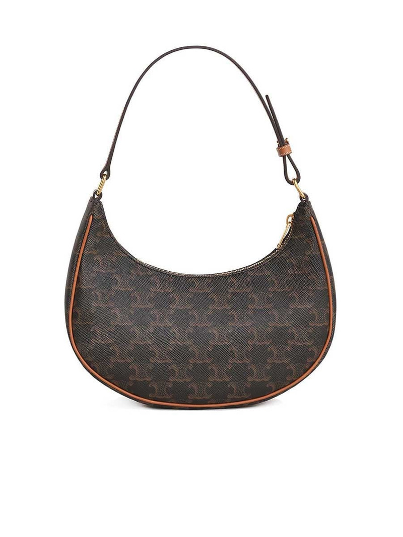 Ava Bag in Triomphe Canvas and Calfskin in Tan 3