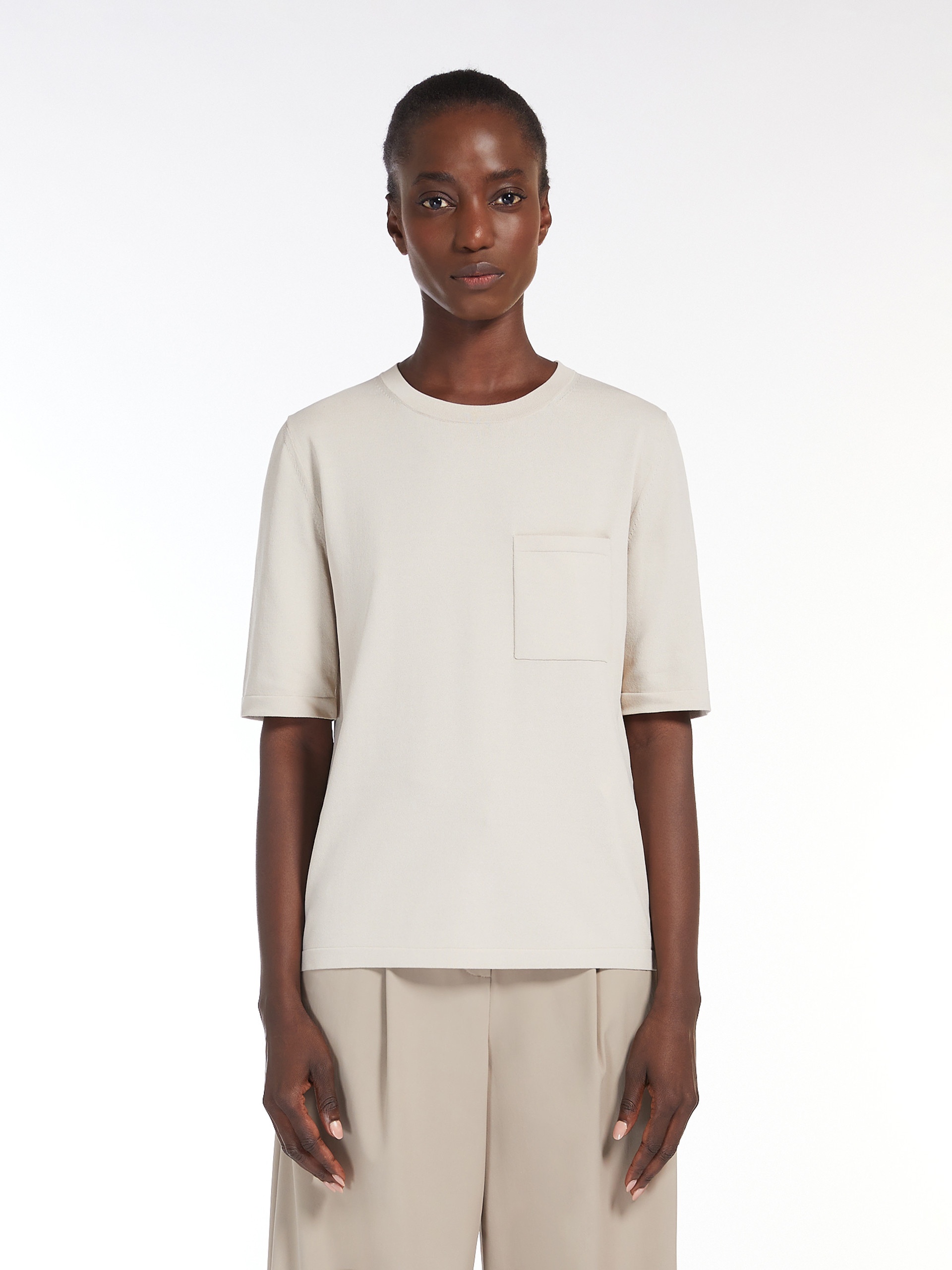 TAHITI Crêpe viscose yarn T-shirt - 3