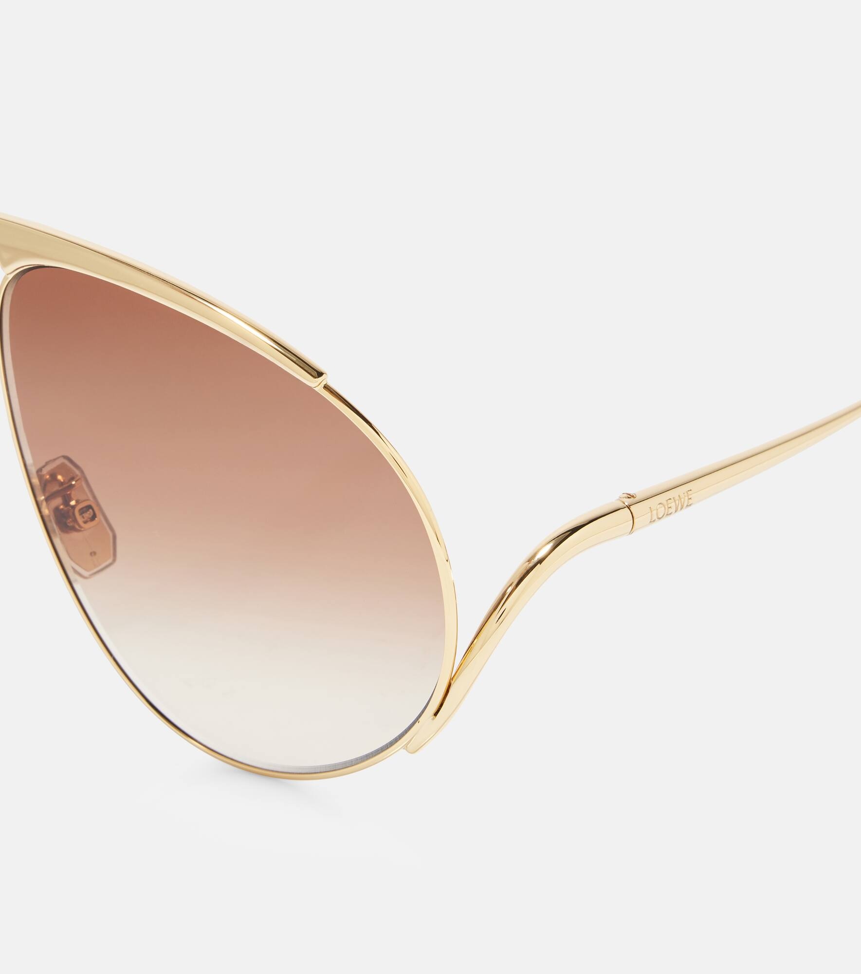 Signature oversized aviator sunglasses - 2
