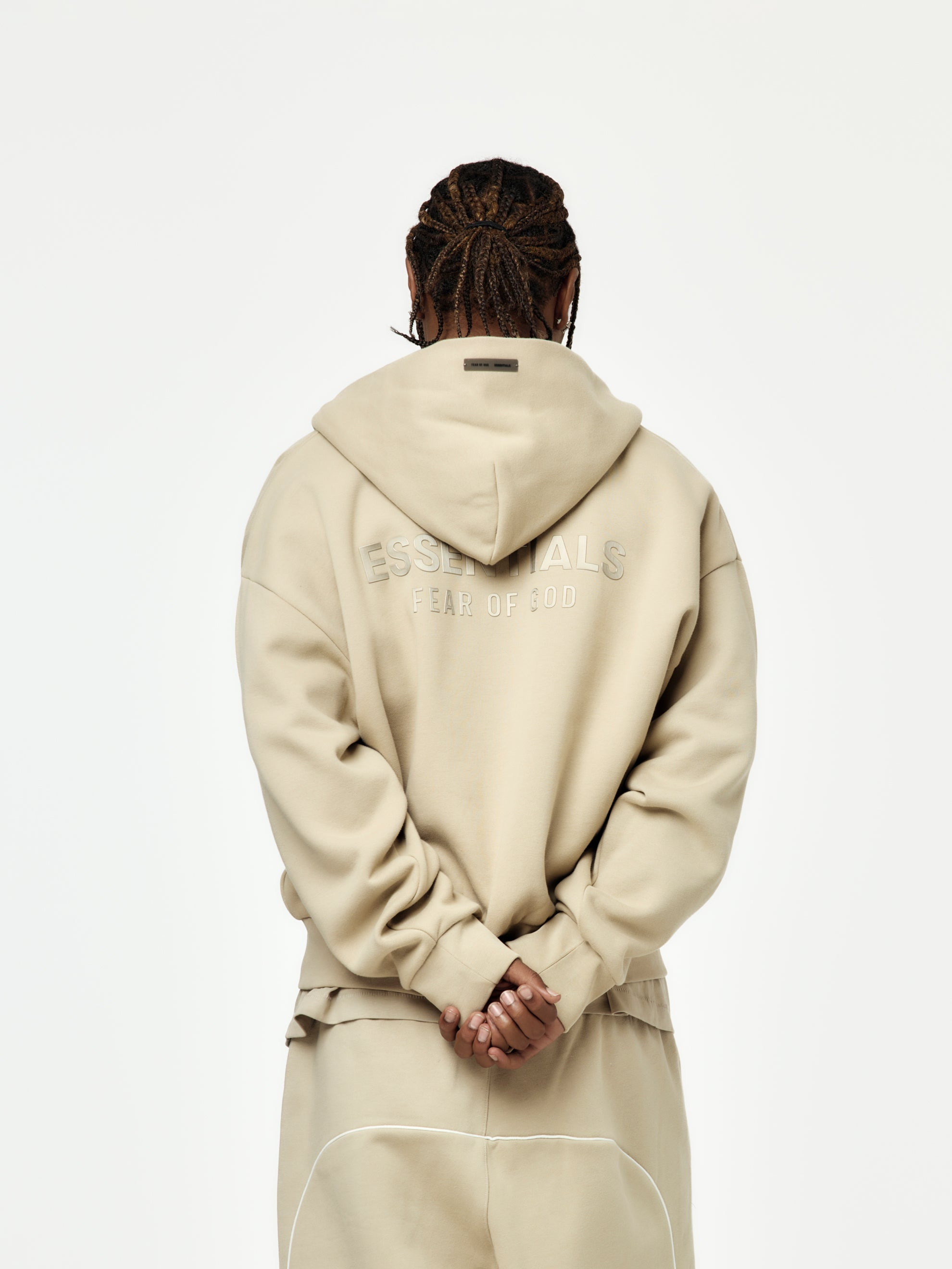 CLASSIC FIT FLEECE ZIP UP (TIMBER) - 3