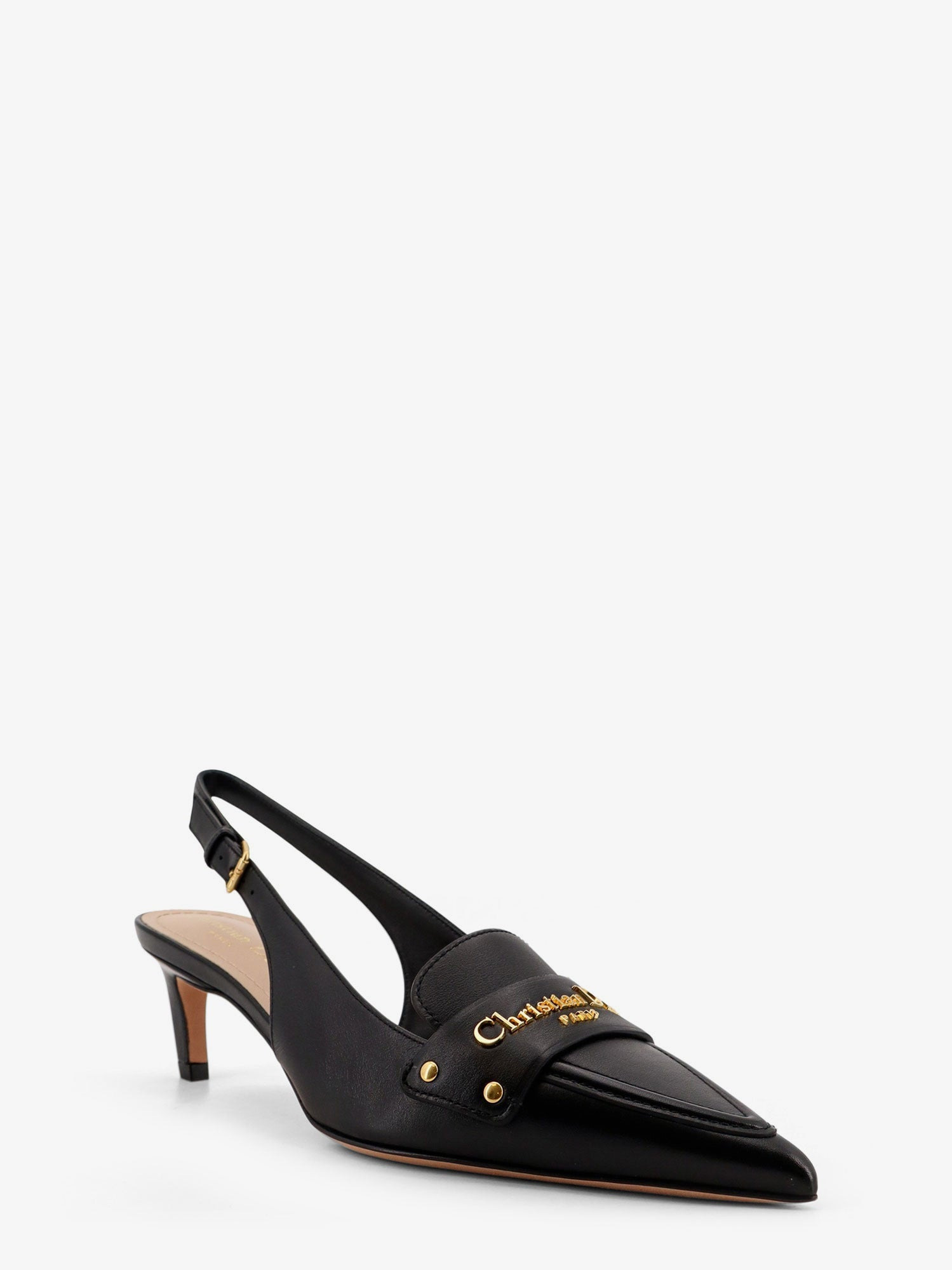 Dior Women Dior Boy Leather Slingback Decollete - 2
