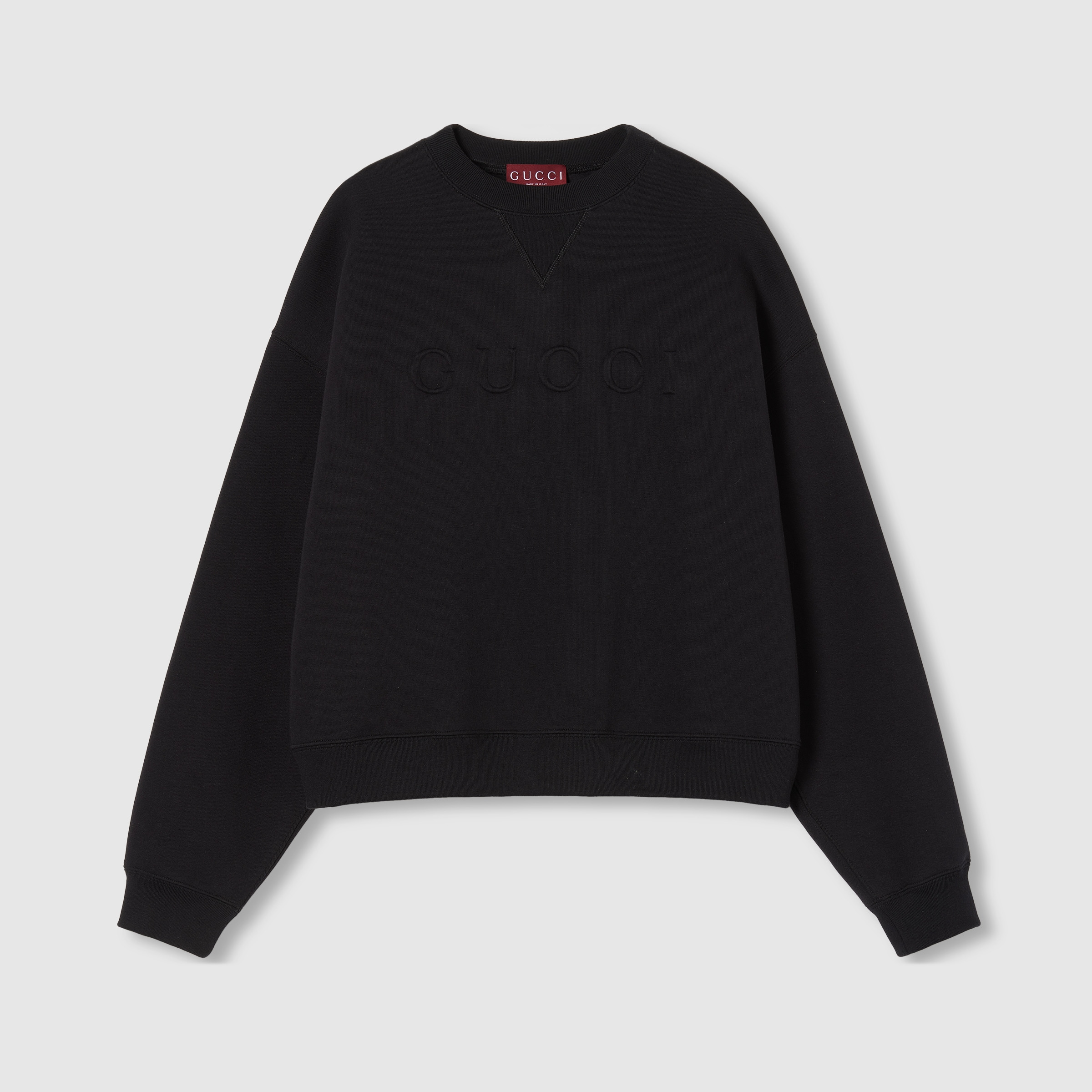 Cotton jersey sweatshirt - 1
