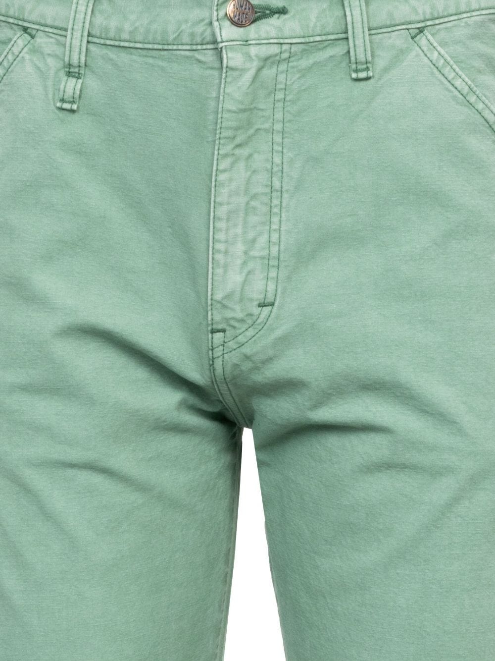 Garment Dyed cotton trousers - 4