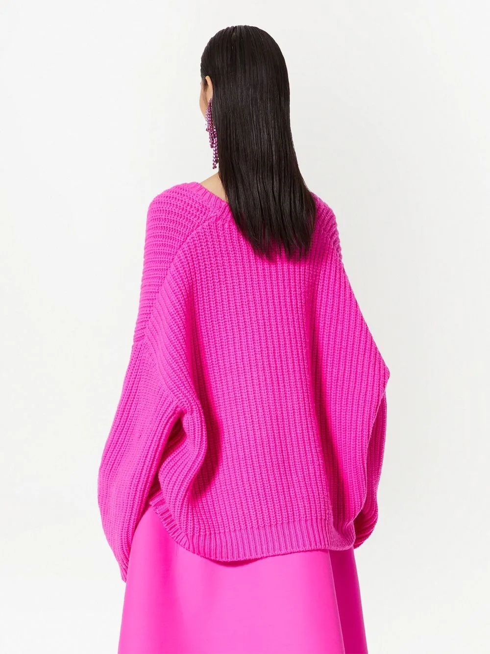 U-neck asymmetric jumper - 4