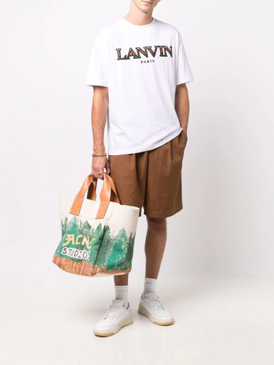 Lanvin logo-embroidered short-sleeve T-shirt outlook