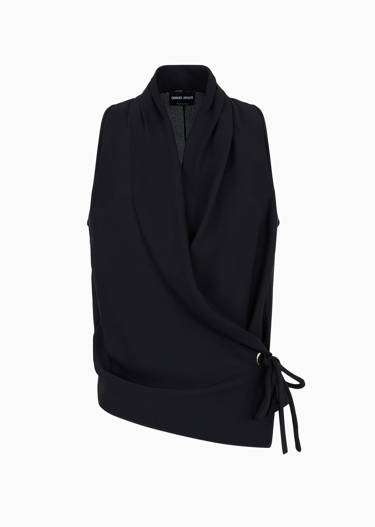 ASV organic silk cross-over top - 1