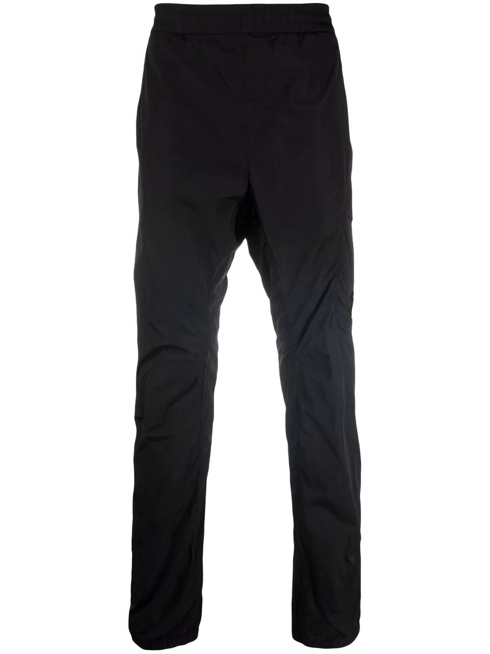 logo-patch straight trousers - 1