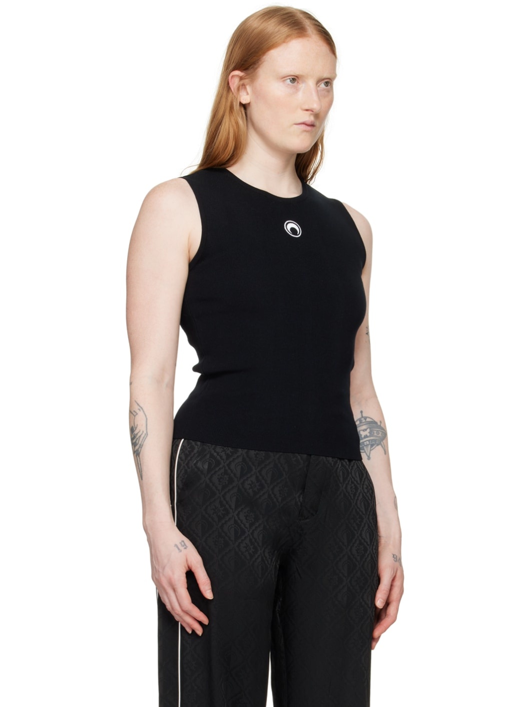 Black Core Sleeveless Crewneck - 2