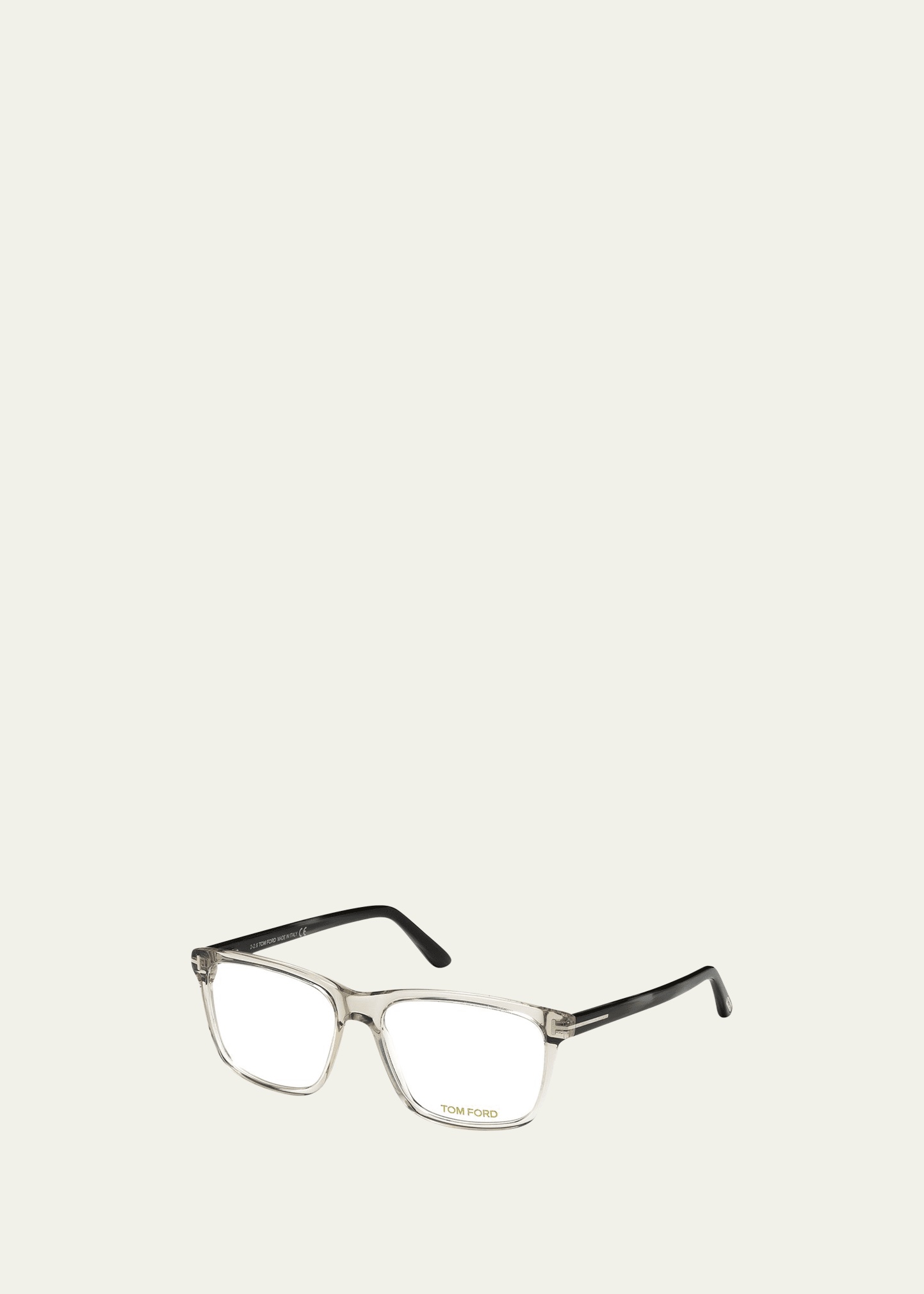 Square Acetate Optical Glasses, Gray - 1
