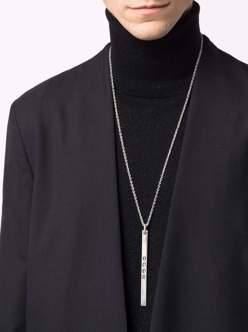 Parts of Four Plate pendant necklace outlook