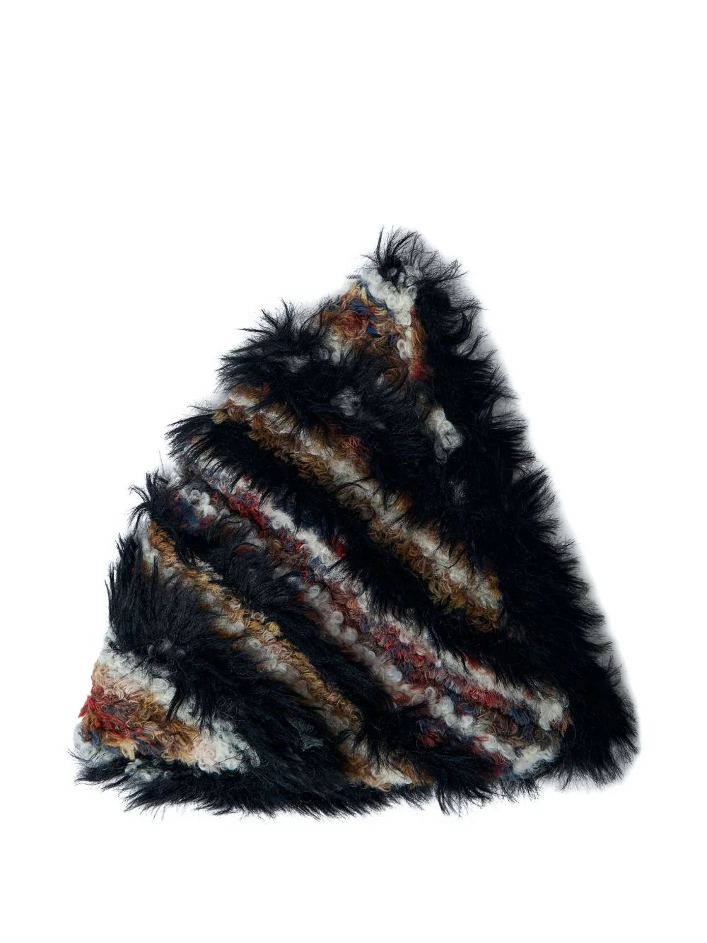 textured wool knit hat - 1