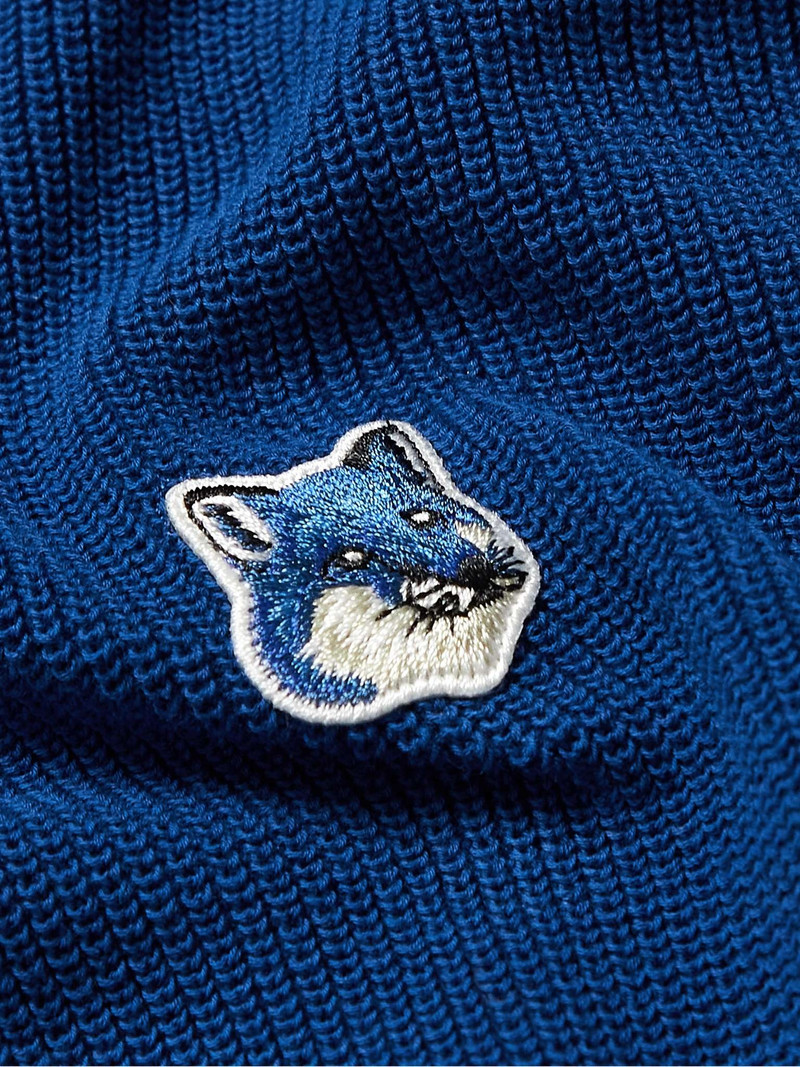 Logo-Appliquéd Cotton Sweater 4