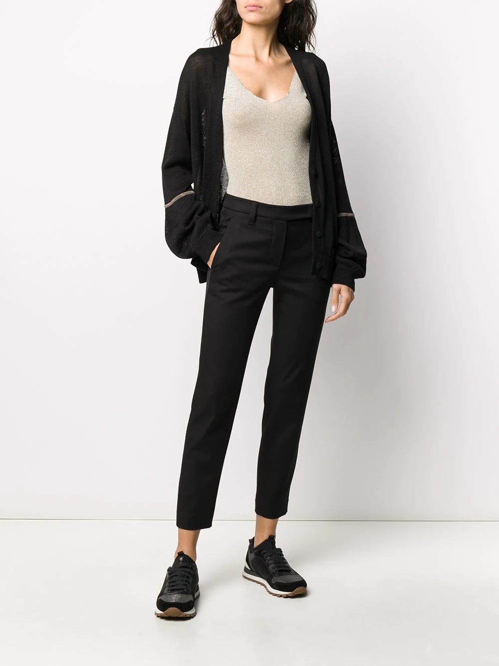 tailored cropped trousers - 2