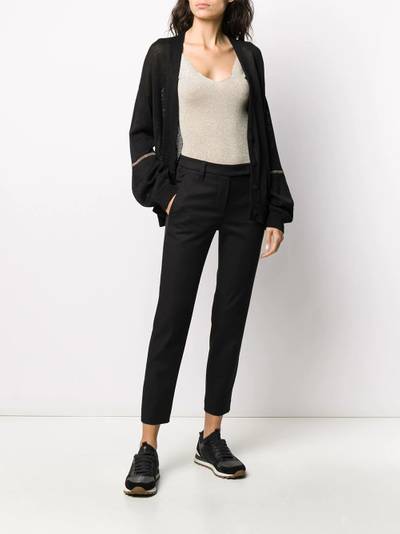 Brunello Cucinelli tailored cropped trousers outlook