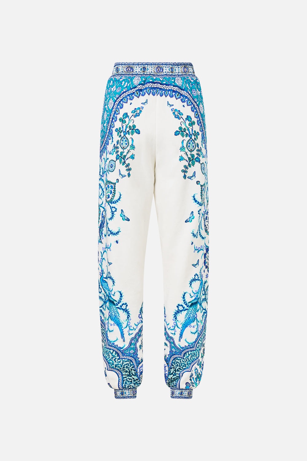 JERSEY TRACK PANT WITH SILK DETAILS - 8