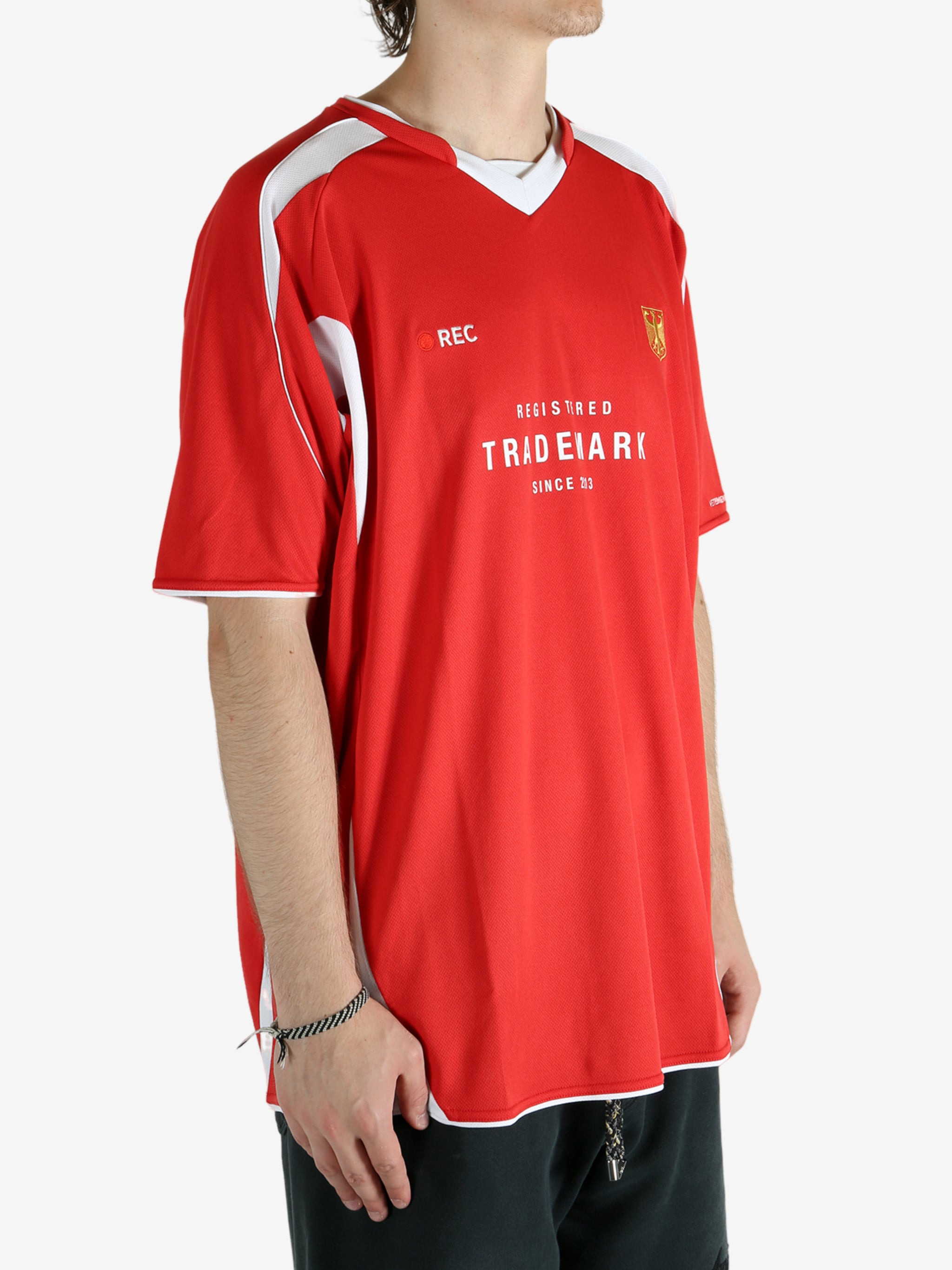 VETEMENTS - Men Trademark Football Jersey T-Shirt - 2