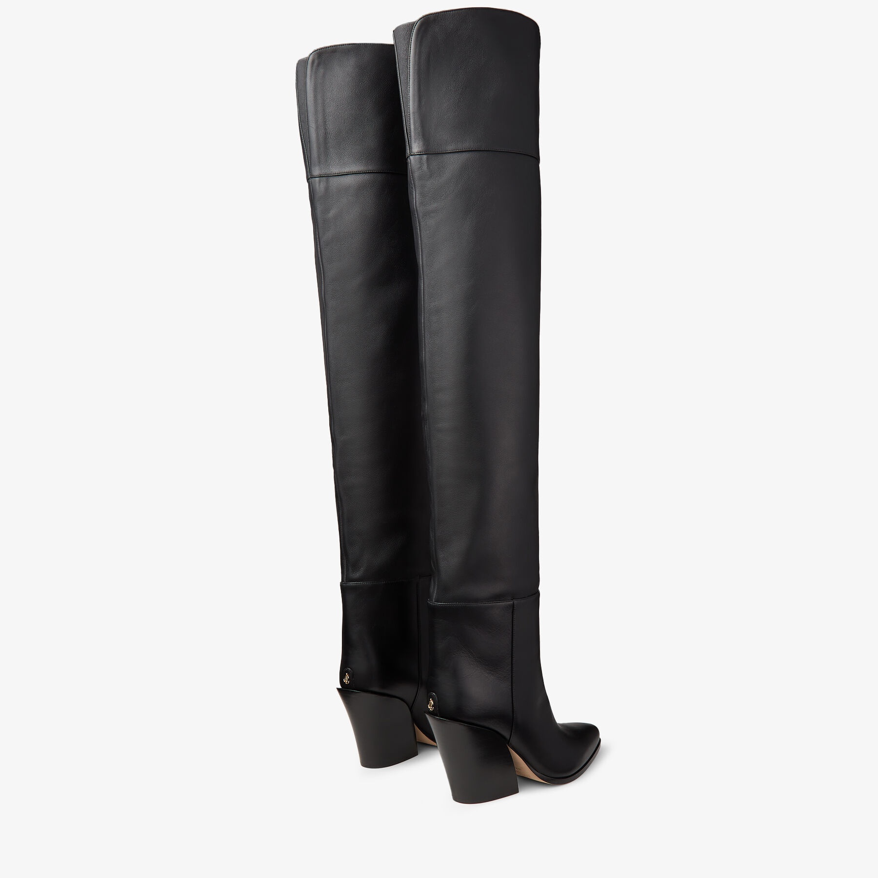 Maceo Over The Knee 85
Black Smooth Leather Over-The-Knee Boots - 5