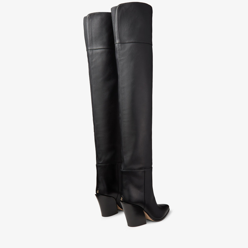 JIMMY CHOO Maceo Over The Knee 85
Black Smooth Leather Over-The-Knee Boots outlook