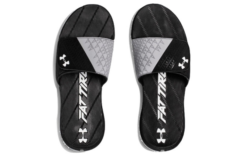 Under Armour Under Armour Fat Tire Slippers Black/Grey 3000036-002 outlook