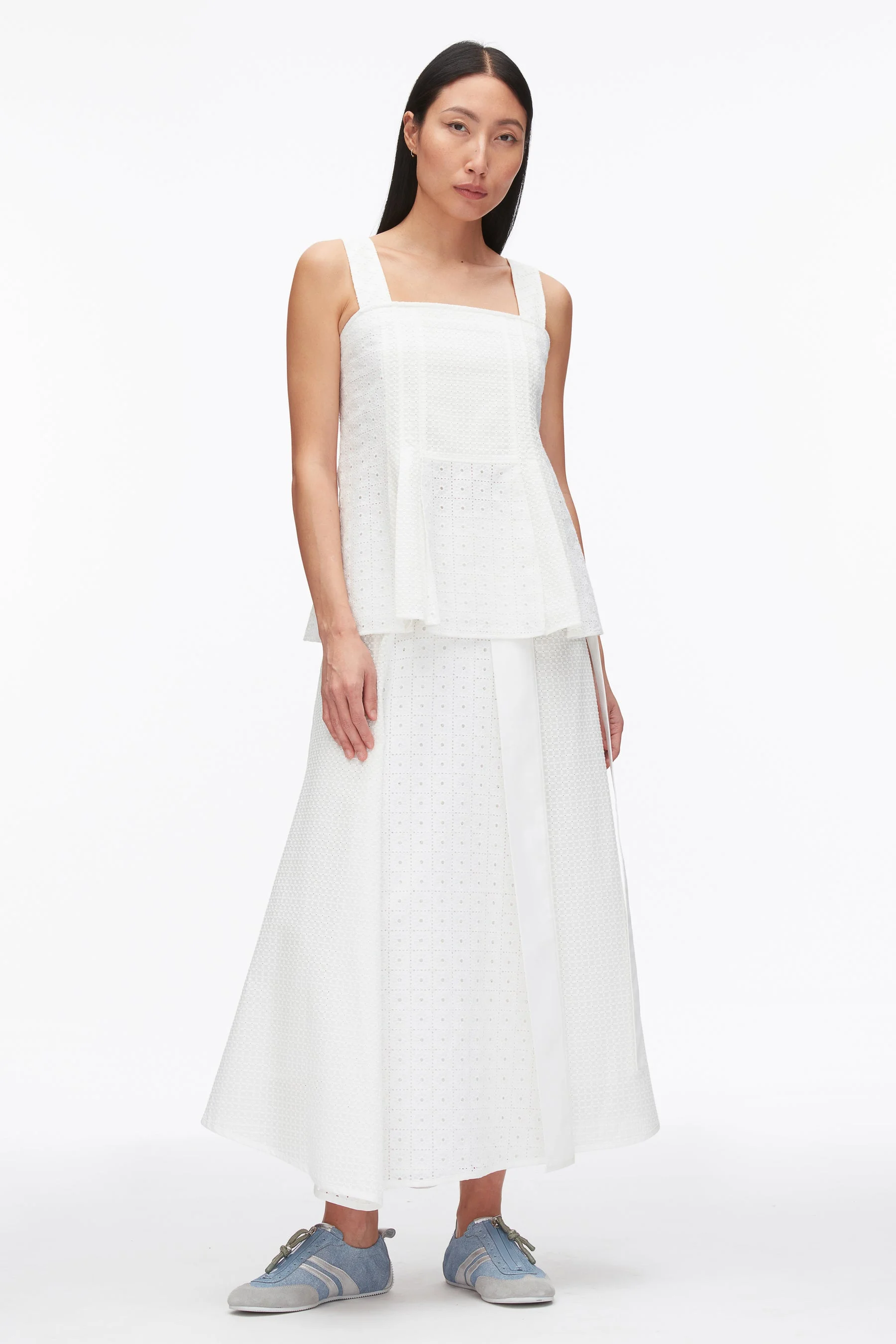 Broderie Anglaise Patchwork Cami - 1